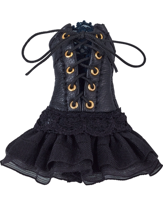 figma Styles 黒コルセットワンピ