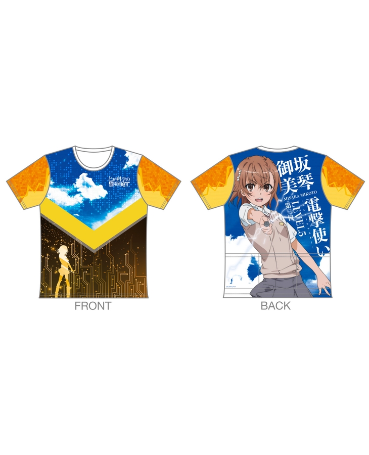 「とある科学の超電磁砲T」ツーリングTシャツ【御坂美琴Ver.】