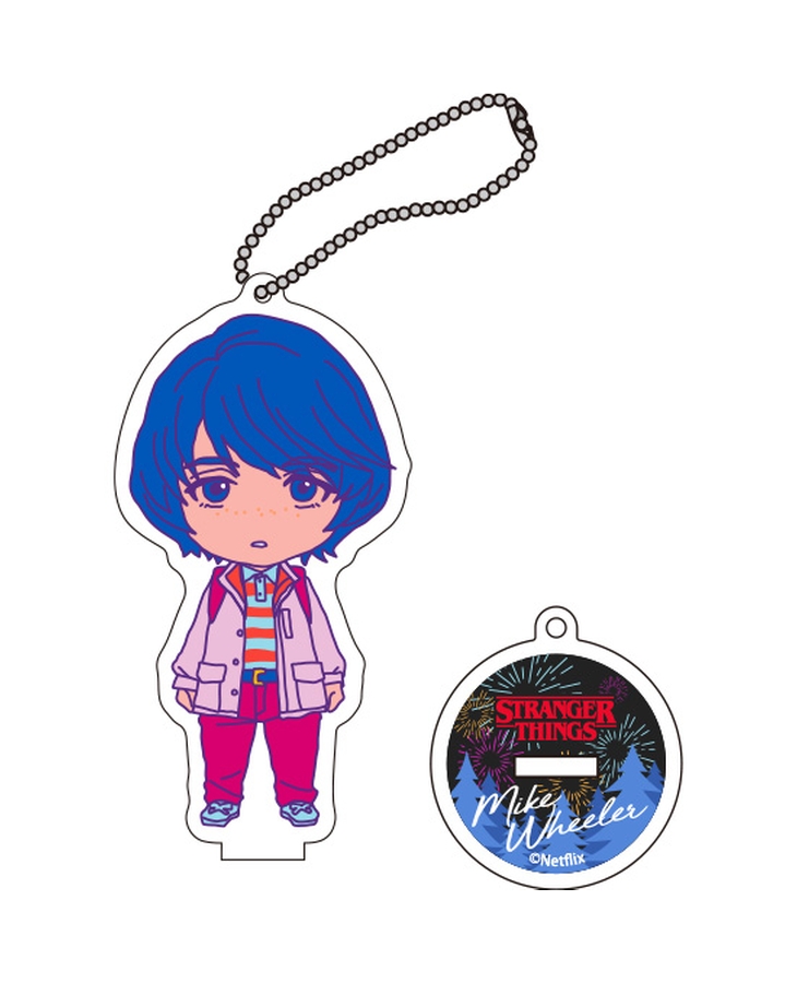 Stranger Things Nendoroid Plus Retro Design Acrylic Keychains: Mike (Japan Ver.)