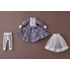 Harmonia humming Special Outfit Series (Flower Print Dress/Blue) Designed by SILVER BUTTERFLY