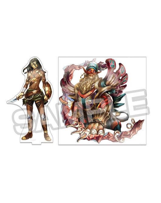 【共襲スタンプ缶バッジ対象商品】メギド72 ヴィータ＆メギド体アクリルセット 祖33 ガープ