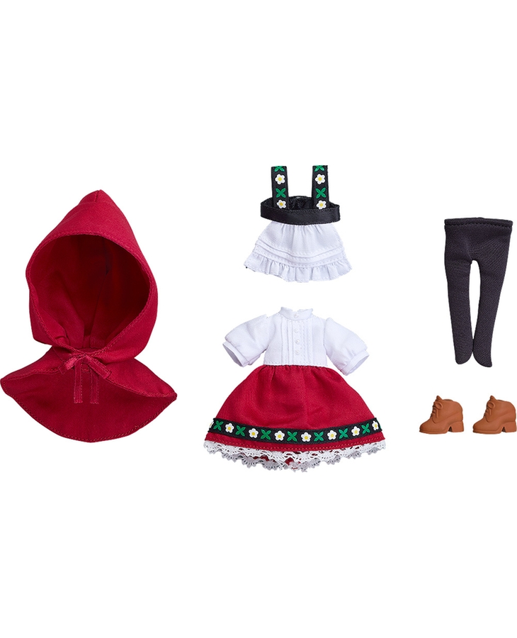 黏土娃 服裝套組 小紅帽