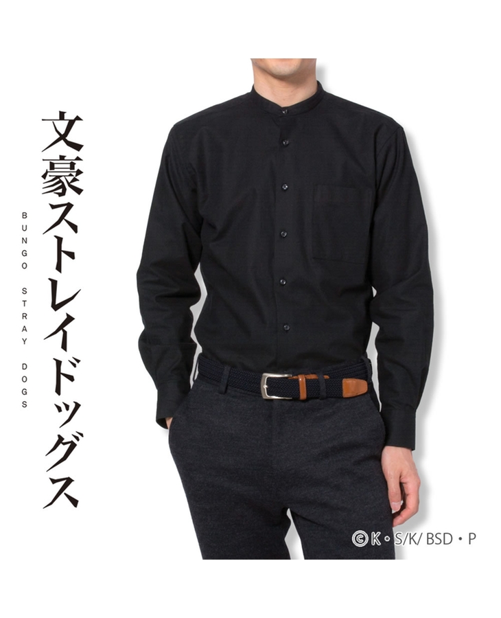 文豪ストレイドッグス メンズシャツ 芥川龍之介MODEL