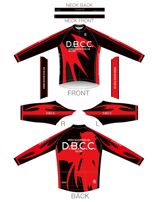 Longrider Stories! Cycling Jersey (DBCC Summer Long Sleeve Ver.)(Rerelease)