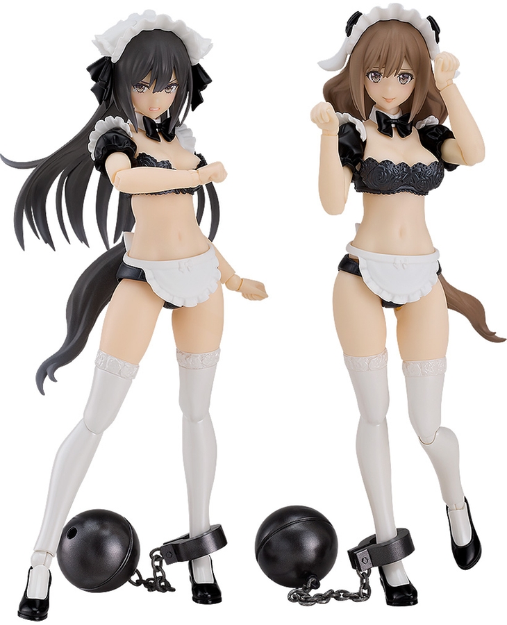 PLAMAX GP-07 內衣素體娘 蘭＆潔莉 女僕Ver.套組