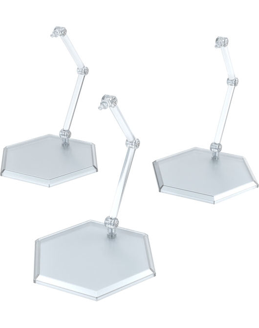 The Simple Stand x3 (for Figures & Models) Hex Type