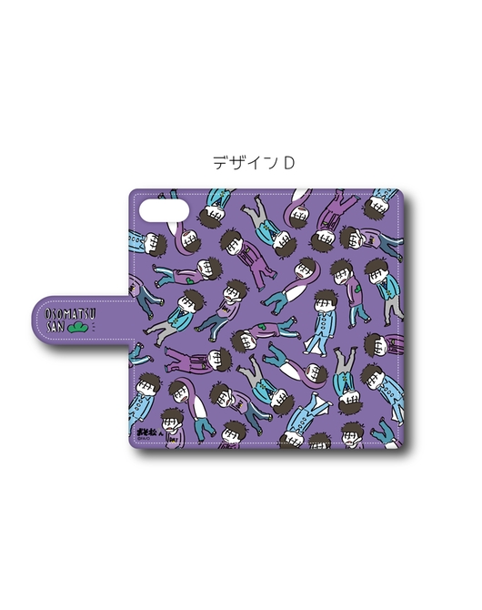 「おそ松さん」手帳型スマホケース(iPhone5/5s/SE) D 一松