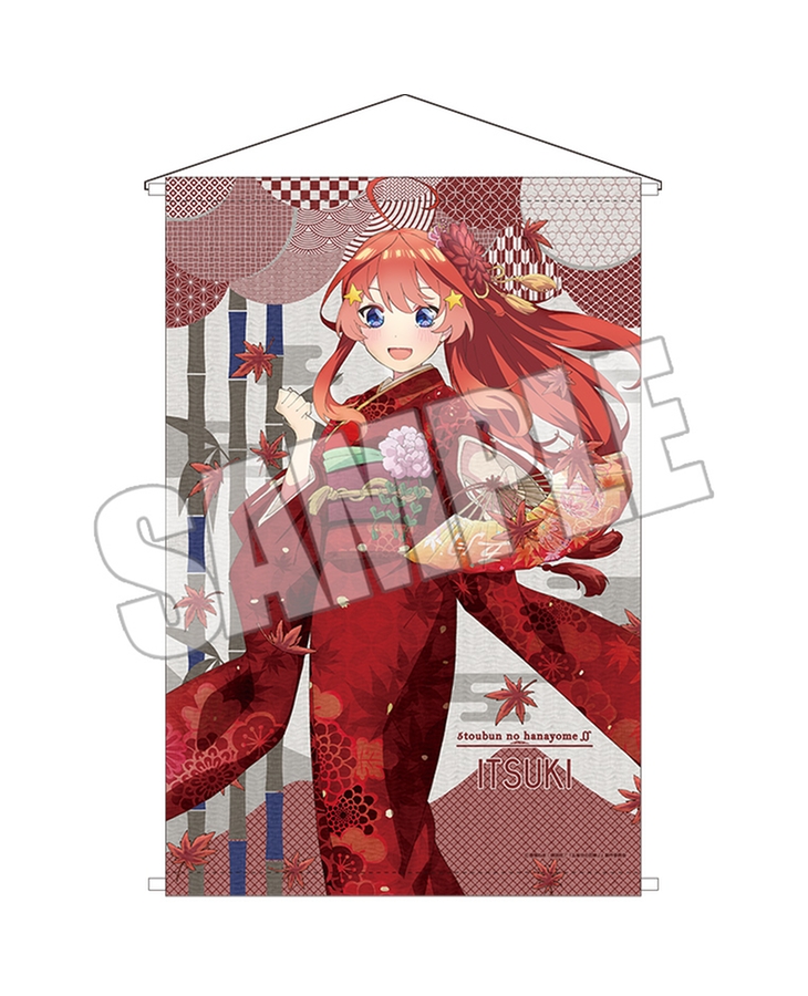 五等分の花嫁∬ B2ちりめんタペストリー きものガール 中野五月【受注販売】