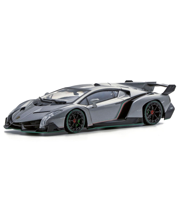 KYOSHO 1/43 Scale Lamborghini Veneno (Gray /Green Line) KYOSHO 1/43 Scale Lamborghini Veneno (Gray /Green Line)