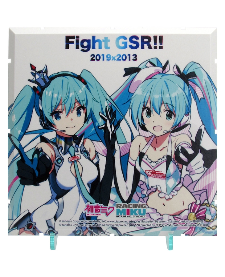 Dioramansion 150: Racing Miku Pit 2019 Optional Panel Rd. 2 FUJI