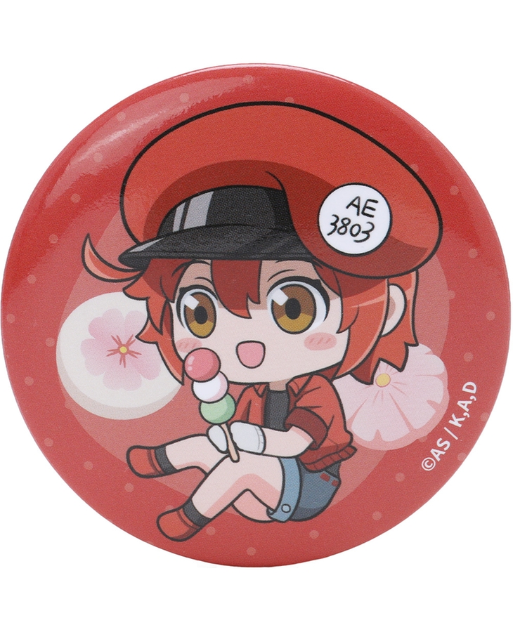 はたらく細胞 ブリキ缶バッジ 赤血球