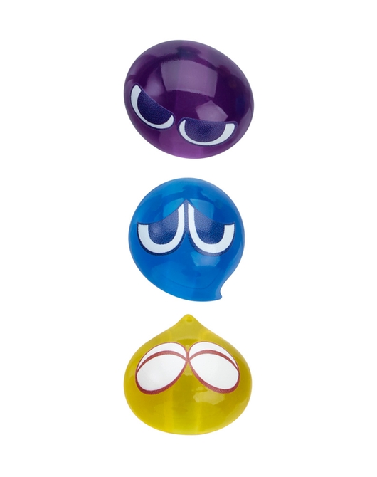 Puyo Puyo Cable Accessories (Purple Puyo, Blue Puyo & Yellow Puyo Set)