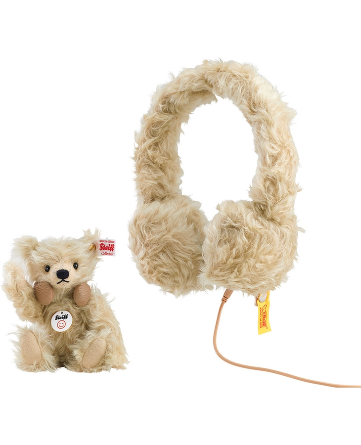 STEIFF TEDDY BEAR MOHAIR HEADPHONES/シュタイフテディベア モヘアヘッドフォン