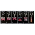 NISSAN GT-R Emblem Metal Keychain Collection (7 pieces)