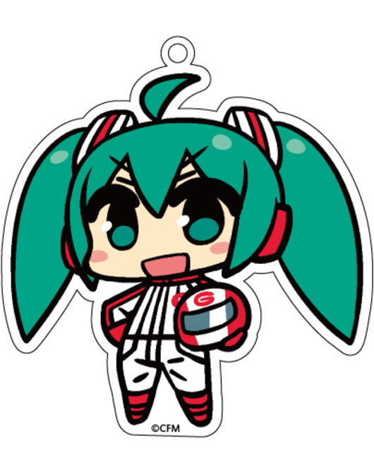 BIGアクリルキーホルダー 初音ミク SUPER GT 応援Ver. レーサー