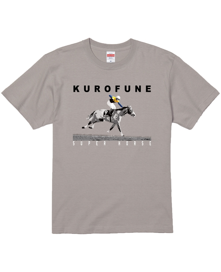 スーパーホース列伝 クロフネ プリントTシャツ