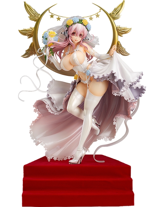 Super Sonico 10th Anniversary Figure Wedding Ver.