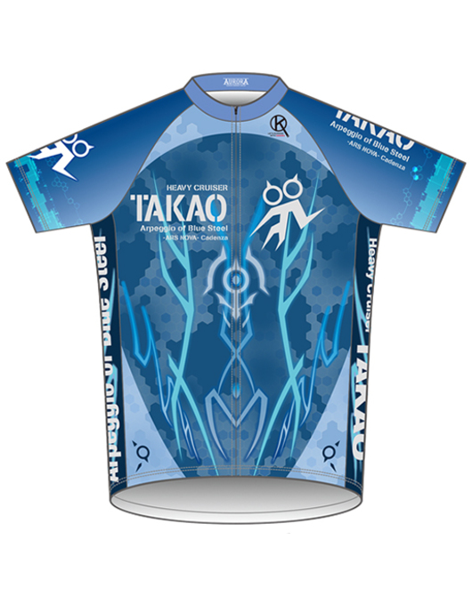 「劇場版 蒼き鋼のアルペジオ -アルス・ノヴァ-」サイクルジャージ【タカオ 2nd.Ver.】【再販】