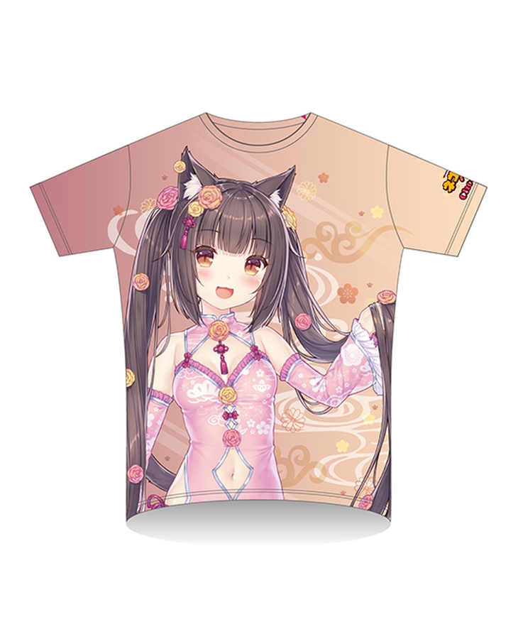 NEKOPARA Graphic T-Shirt: Chocola (China Dress)