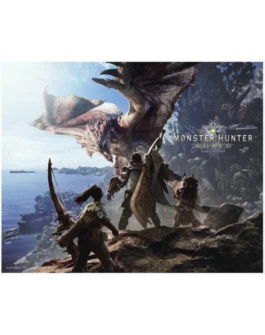 モンスターハンター：ワールド　F3キャンパスアート　パッケージビジュアルB