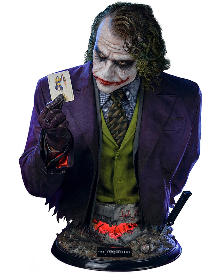 Infinity Studio X Penguin Toys DC Series Life Size Bust "The Dark Knight" The Joker