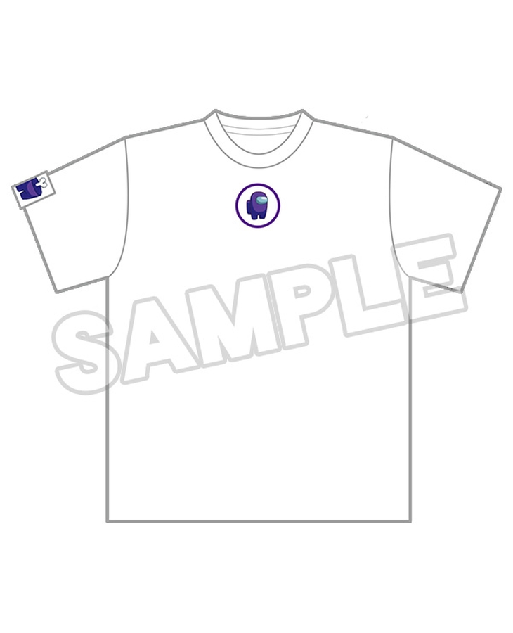 Among Us ねんどろいどぷらす Tシャツ Crewmate Purple