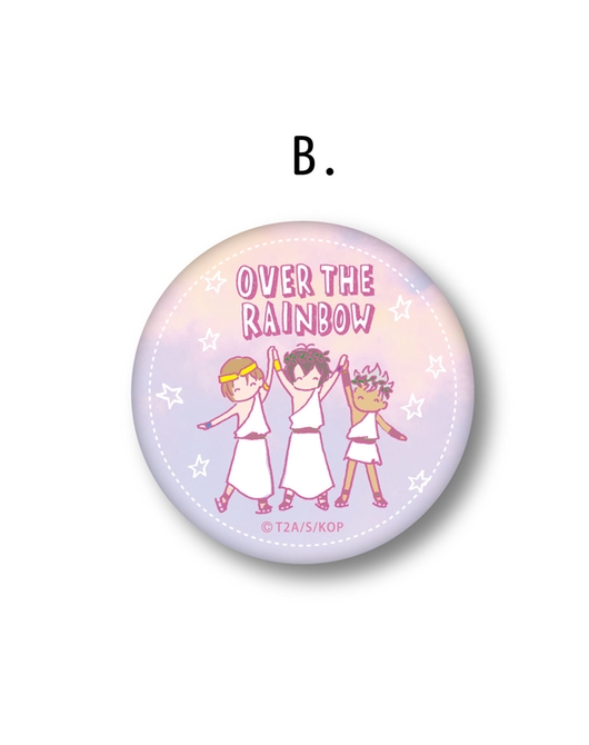 「KING OF PRISM」レザーバッジ B【OVER THE RAINBOW】