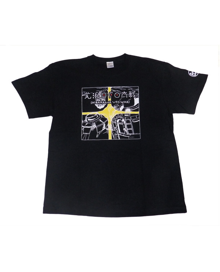 映像研には手を出すな！ 芝浜U・F・O大戦 Tシャツ BLACK L