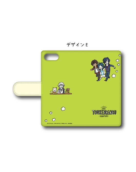 続『刀剣乱舞-花丸-』手帳型スマホケース(マルチM)　E