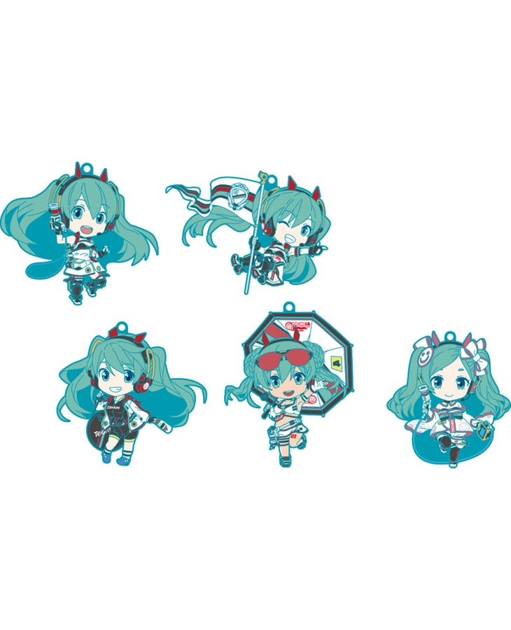 Racing Miku 2020 Ver. Nendoroid Plus Collectible Keychains[Products which include stickers]