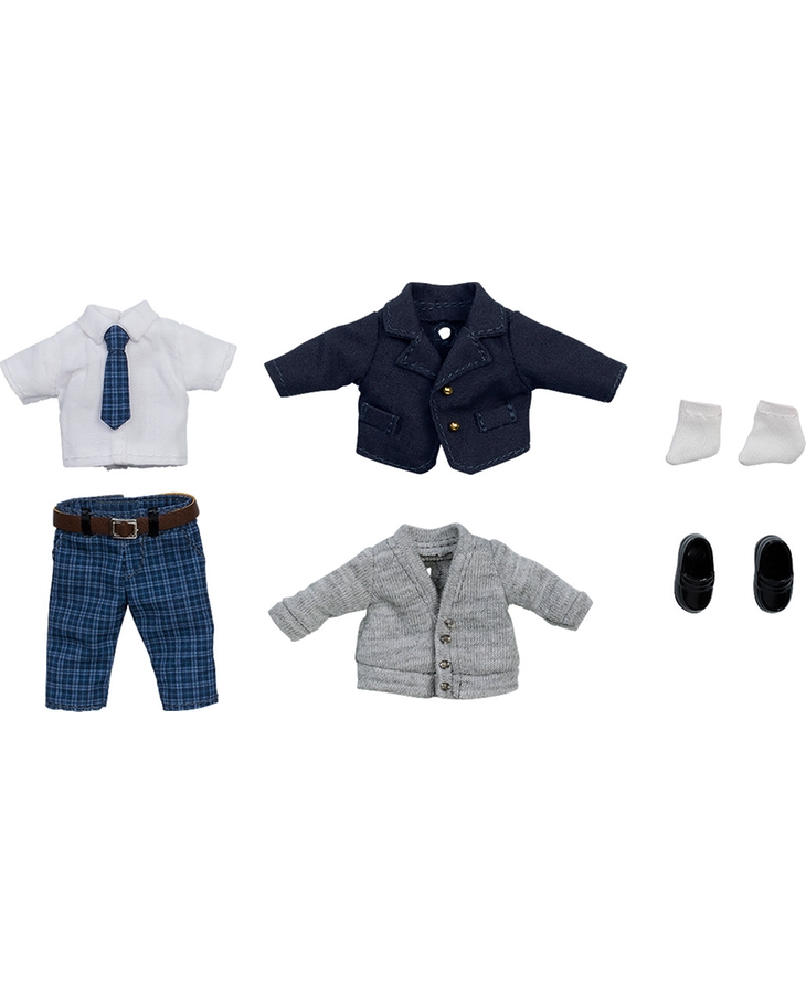 黏土娃 服裝套組 制服外套: Boy（藏青色）