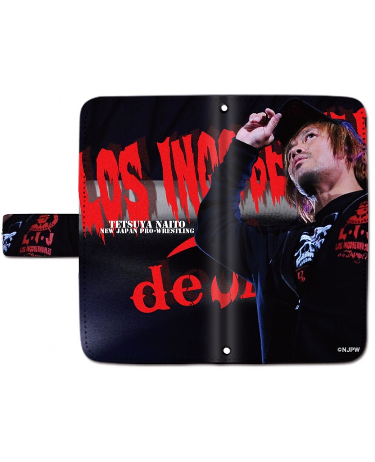 新日本プロレス スマートフォンケース(手帳型スライド式L)内藤哲也002 新日本プロレス スマートフォンケース(手帳型スライド式L)内藤哲也002