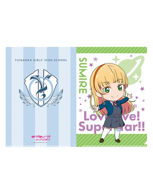 ラブライブ！スーパースター!! ねんどろいどぷらす クリアファイル 平安名すみれ 冬制服