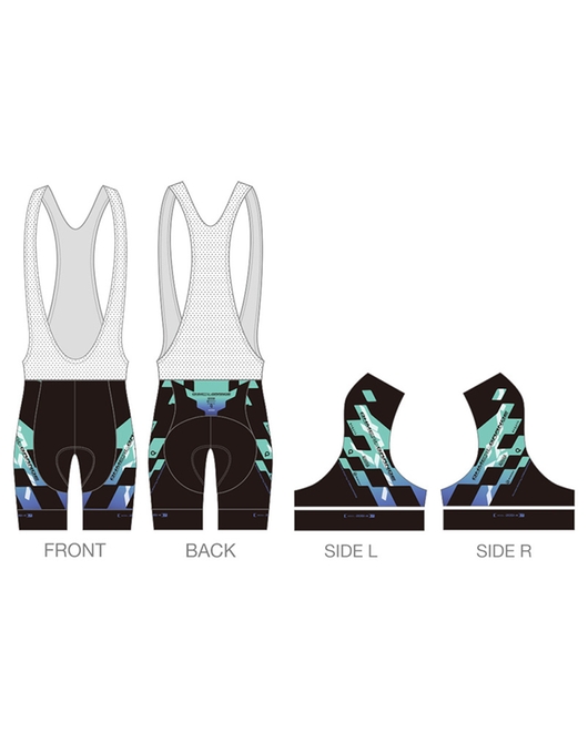 OHMEst.GRANDE Cycling Bib Shorts: 2051 Summer Model