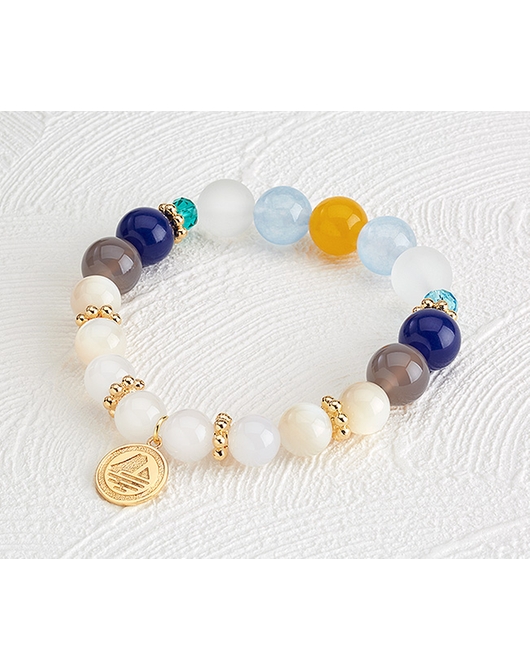 Touken Ranbu -ONLINE- Character Image Natural Stone Bracelets (Kunihiro Yamambagiri)(Rerelease)