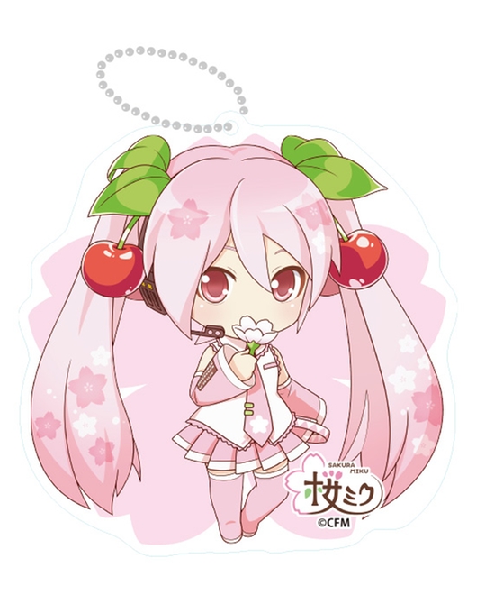 桜ミク ねんどろいどぷらす クリアコースター おしとやかver