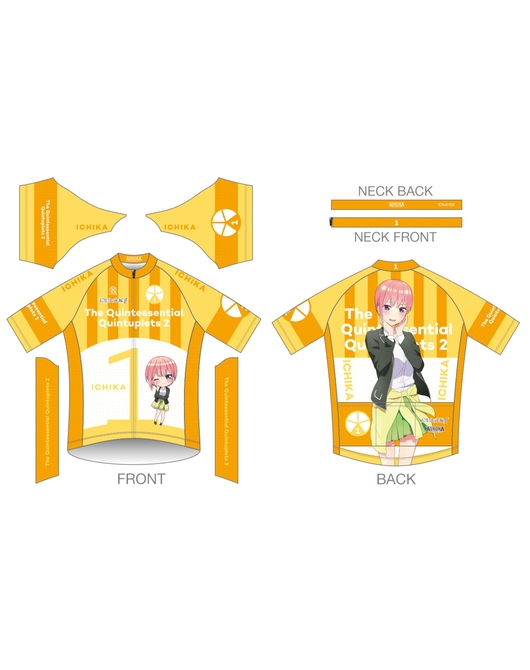 五等分の花嫁 一花 サイクルジャージ XL 五等分の花嫁 一花 サイクルジャージ XL