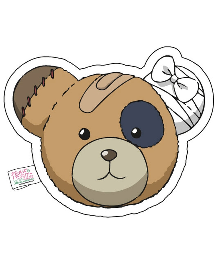 ガールズ パンツァー ボコられグマのボコ クッション フェイス Goodsmile Online Shop