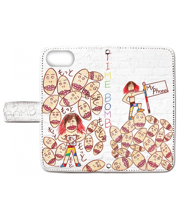 新日本プロレス スマートフォンケース(手帳型)(iPhone6/6s/7/7s/8)高橋ヒロム画伯002 新日本プロレス スマートフォンケース(手帳型)(iPhone6/6s/7/7s/8)高橋ヒロム画伯002