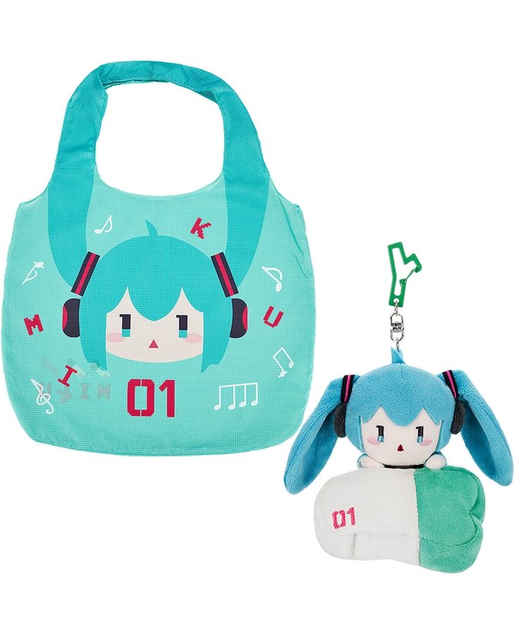 Hatsune Miku Plushie Reusable Bag