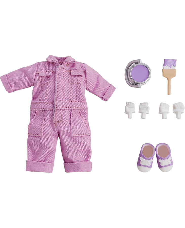 Nendoroid Doll: Outfit Set (Colorful Coveralls - Purple)