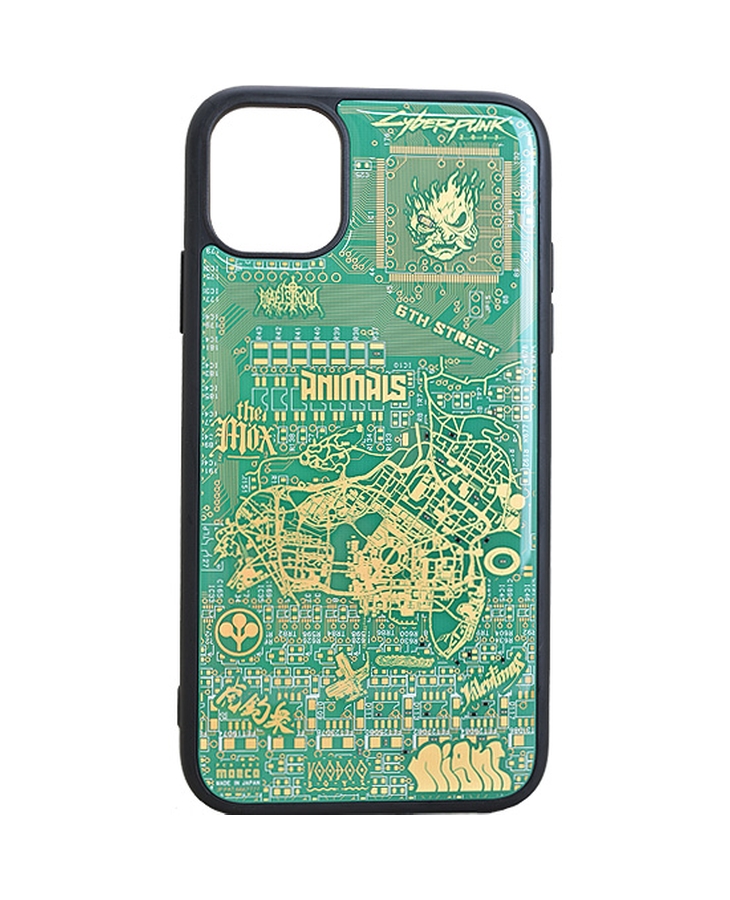 Cyberpunk 77 Night City Map Circuit Board Iphone 11 Case By Pcb Art Moeco Goodsmile Global Online Shop