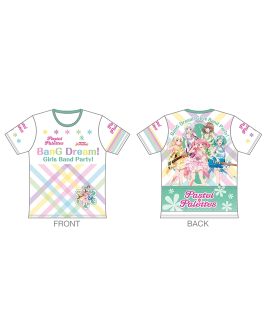 バンドリ！ ガールズバンドパーティ！ツーリングTシャツ【Pastel＊Palettes Ver.】（再販）
