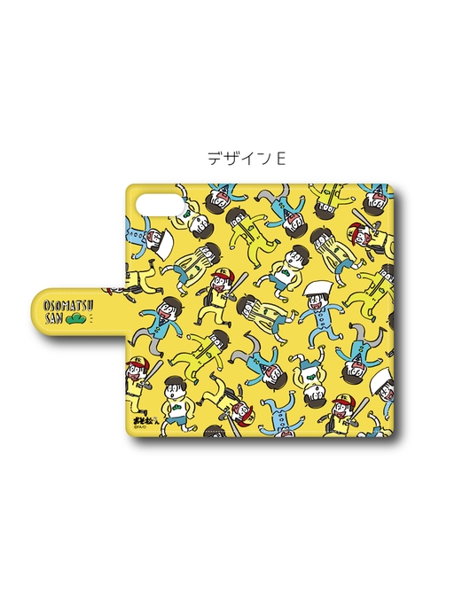 「おそ松さん」手帳型スマホケース(iPhone6/6s/7/8) E 十四松