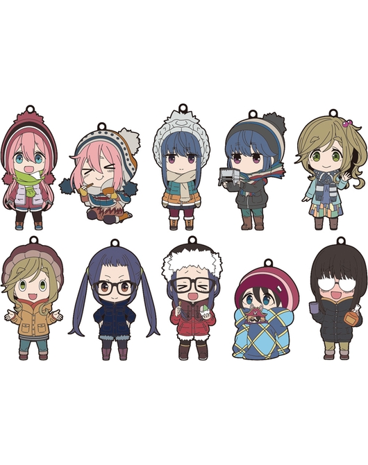 ゆるキャン△ ねんどろいどぷらす トレーディングラバーキーホルダー Vol.2