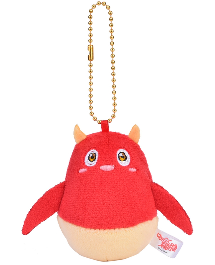 Cells At Work! Foam Plushie Lactic Acid Bacteria (Red)