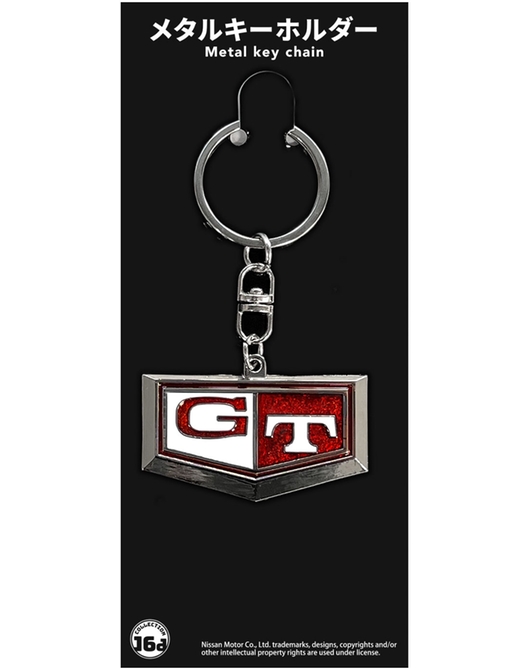 NISSAN スカイライン2000GT-R（KPGC110型）GTエンブレム メタルキーホルダー