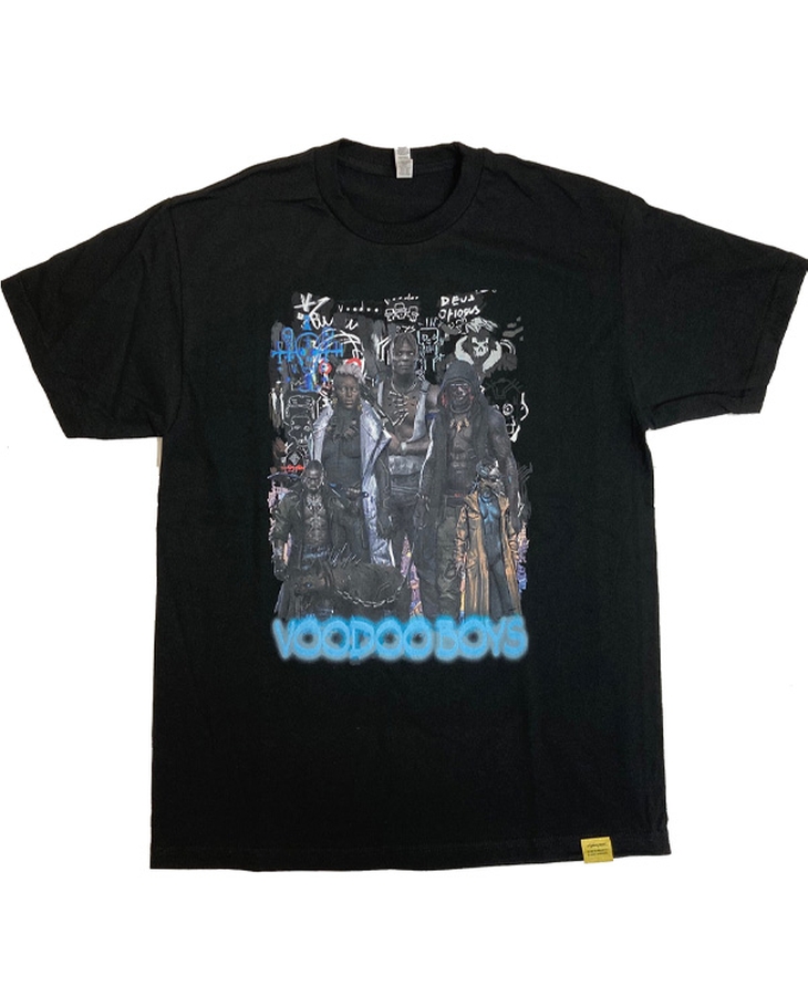 Cyberpunk2077 x Kosuke Kawamura Gangsta rap T Collage Tshirts Voodooboys