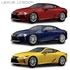 KYOSHO 1/64 LEXUS LC500h & LEXUS RC F 迷你車收藏系列(6台一組）