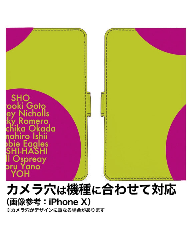 新日本プロレス スマートフォンケース(手帳型)(iPhone 11 Pro)CHAOS 2019冬モデル01